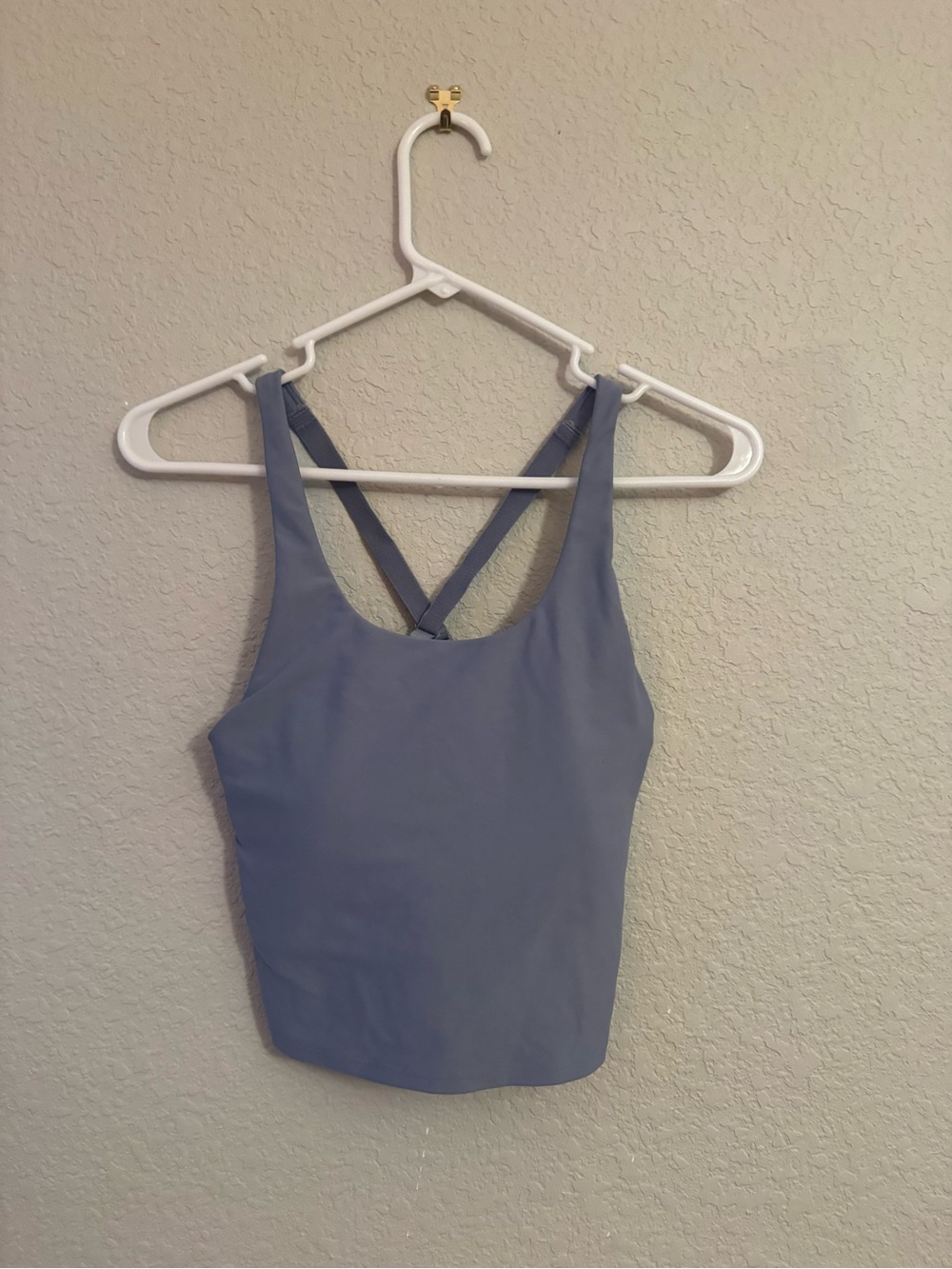 Old Navy Dusty Blue Cross-Strap Tank
